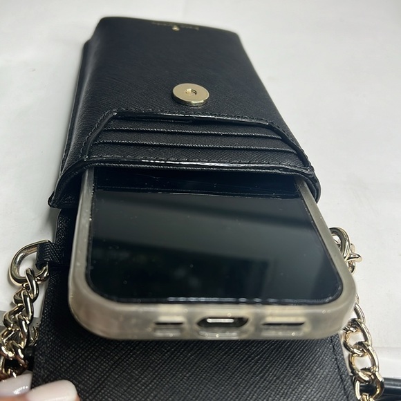 Kate Spade Cat Limited Edition Leather Crossbody Bag Phone Case Fits an IPhone - Picture 11 of 12